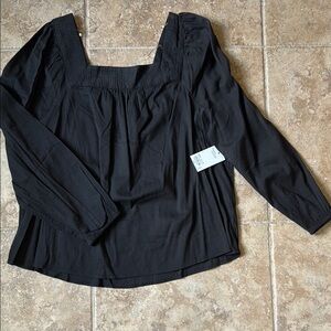 Sonoma Elegant Black Blouse